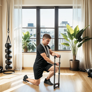 SPORTNOW Chest Expander with 10-50kg Adjustable