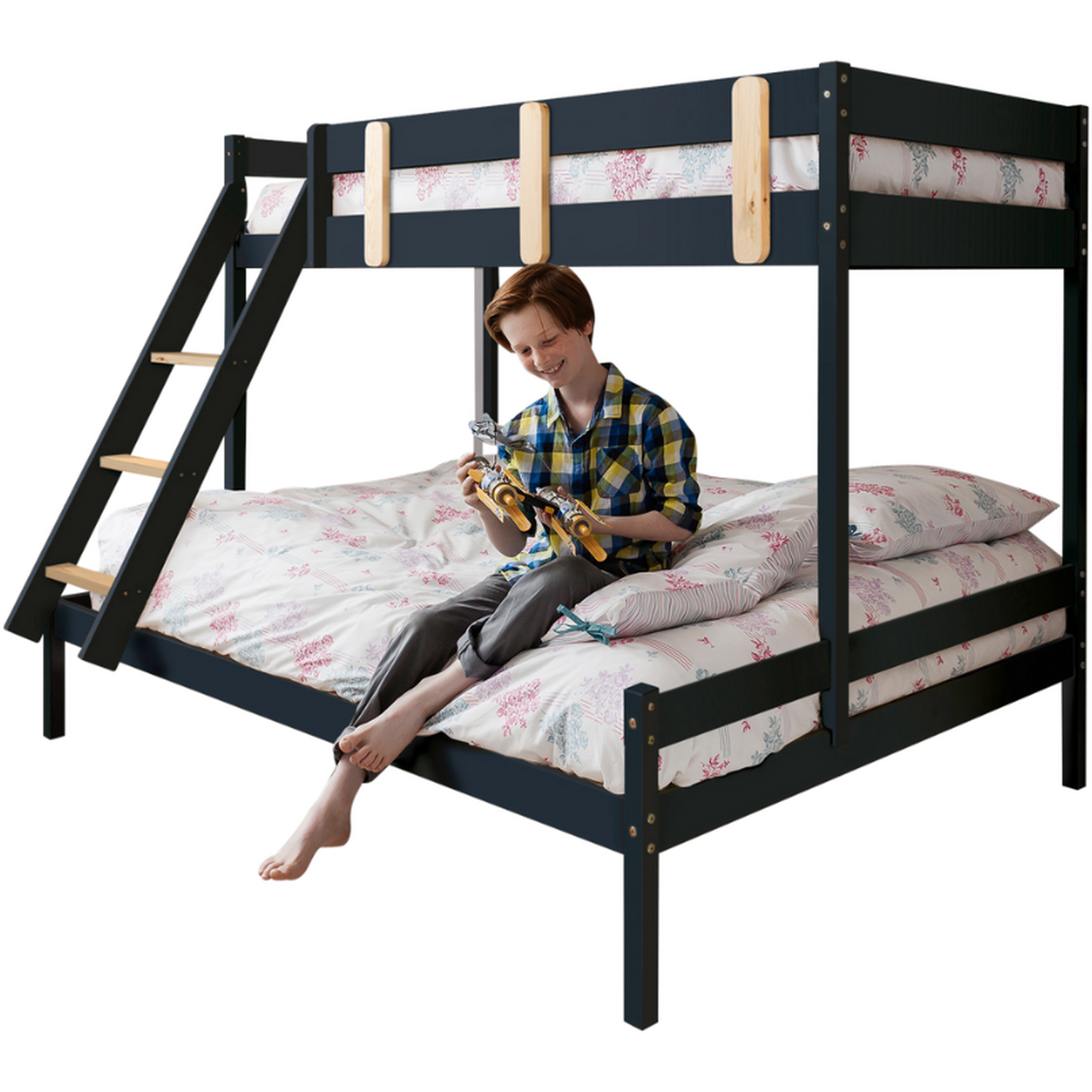Una Triple Bunk Bed - Anthracite