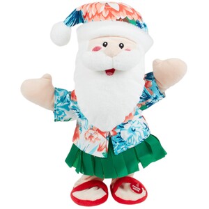 Holiday Dancing Santa Plush