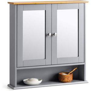 Double Mirror Bathroom Wall Cabinet
