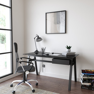 Richmond Desk Orlando Black Bundle