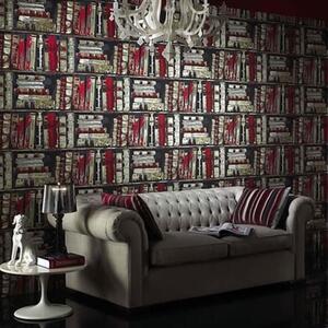 First Edition Bookcase Wall Paste The Wall Wallpaper