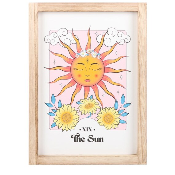 Radiant Sun Framed Wall Art Print For Cheerful Spaces