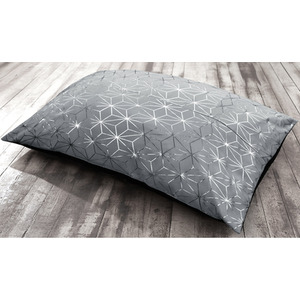 Elegant Swirl Pattern Lounging Cushion with Non-Slip Base