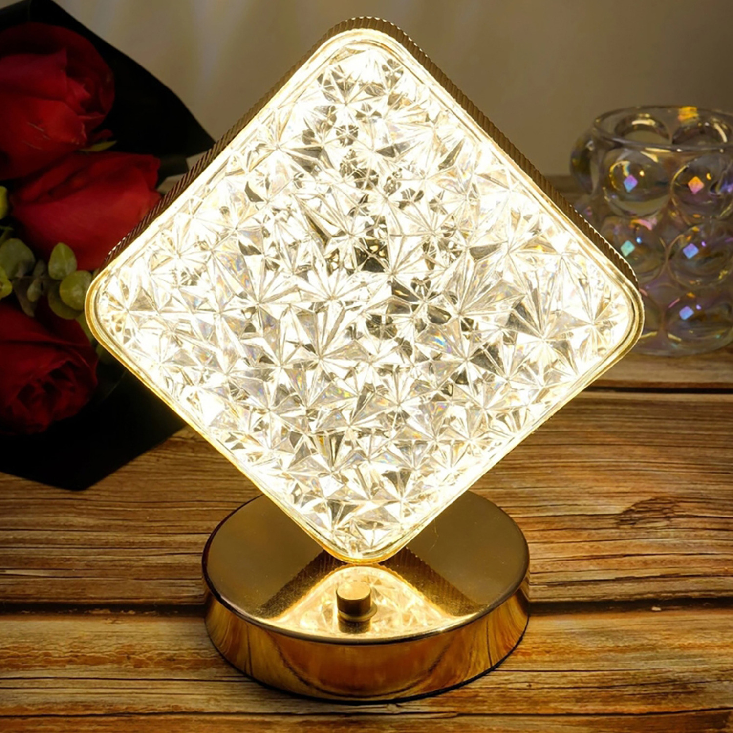 Image of Sqaure Shape LED Desk Lamp Rechargeable&hellip;