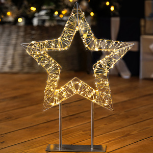 Christow Christmas Star with Stand
