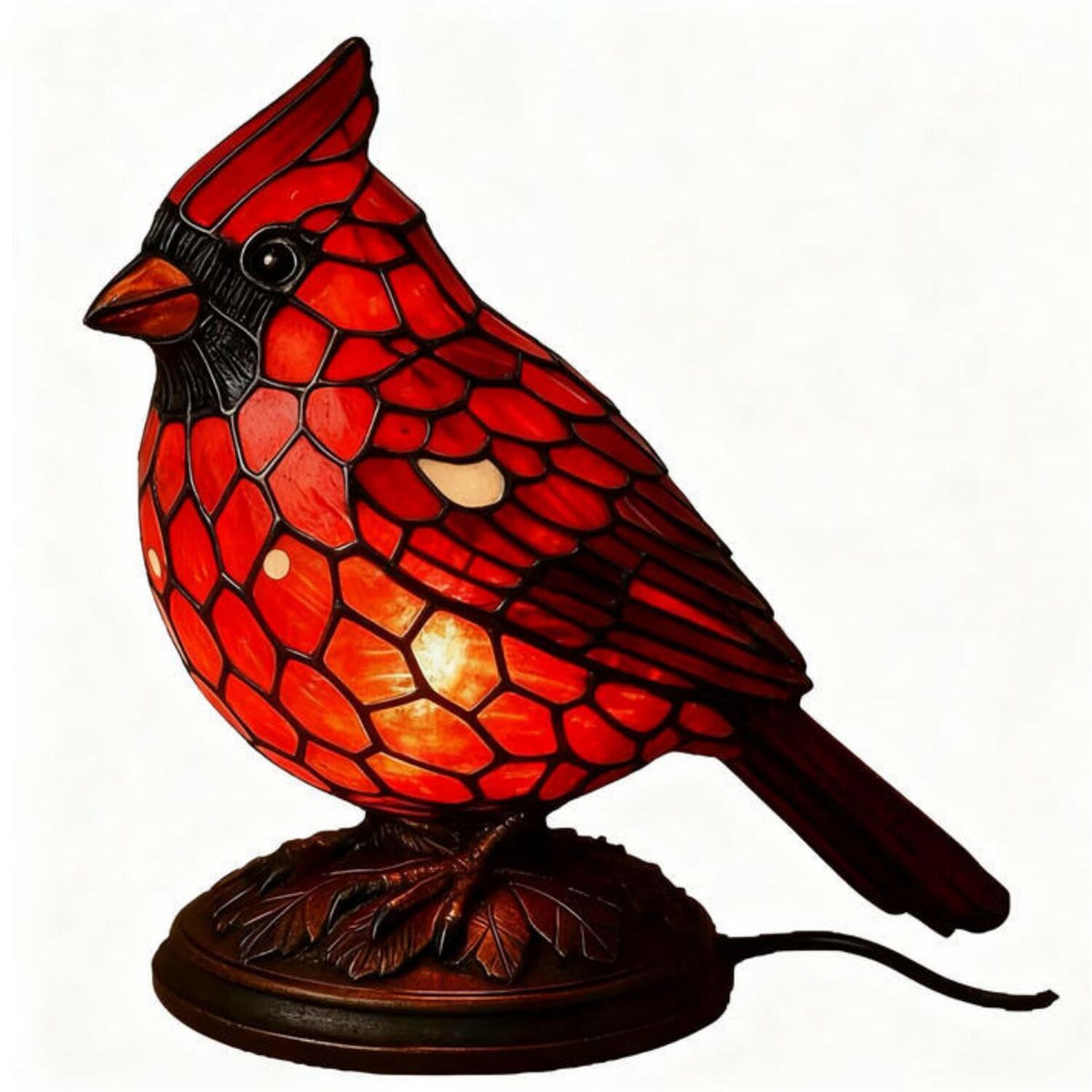 Image of Resin Bird Animal Table Lamp -&hellip;