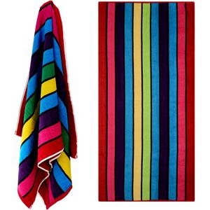 Beach Towel Crimson Skyline Quick Drying Lightweight Soft