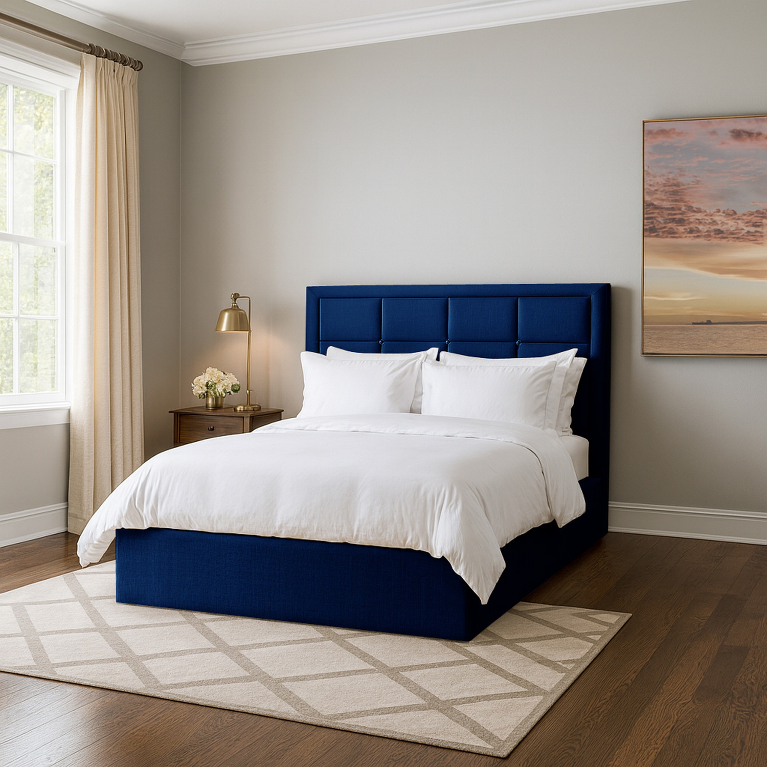 Arko Storage Bed - Blue Single
