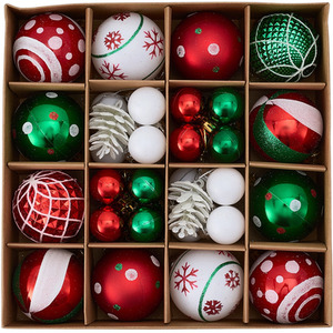 42-Piece Ornaments for Christmas Tree Decorations