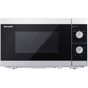 Sharp 20L 800w Solo Manual Microwave Silver