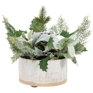 Scandi Floristry in Ceramic Pot