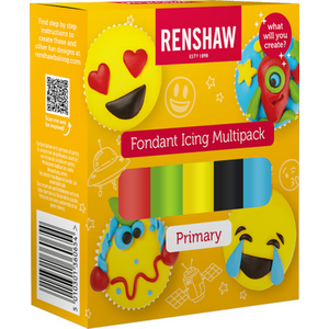 Renshaw Primary Colours Fondant Icing Multipack
