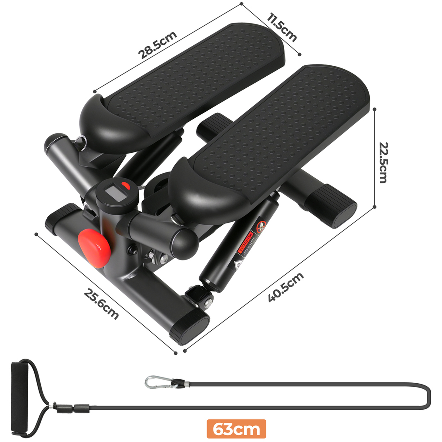 Adjustable Mini Stepper with LCD Display