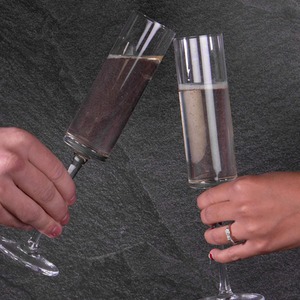 Edge Champagne Flutes - Set of 4