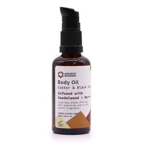 Organic Body Oil 50ml Sandalwood  Myrrh