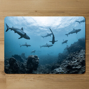 Schooling SharksWestern Australia Designer Placemat Set
