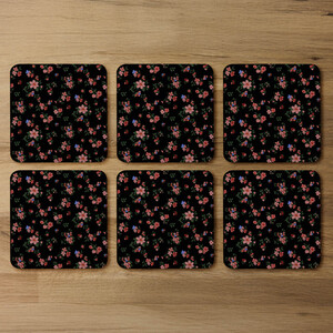Beautiful Pink Flowers Coaster