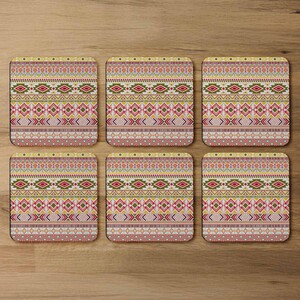 Aztec American Indian Pattern Coaster