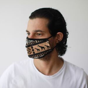 Reusable Fashion Face Mask African Tribal (Adult) MultiColor