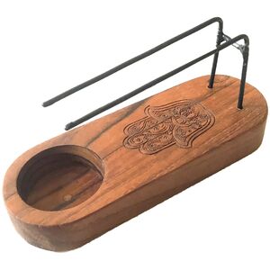 Small Palo Santo Heater Teak Wood Hamsa Design Holy Wood Smudge