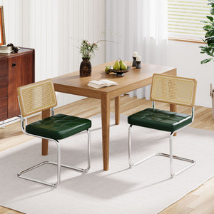 Livingandhome 2Pcs Vintage Dining Chairs