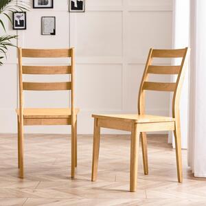 Lynton 2x Solid Wood Dining Chairs