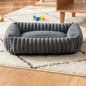 Comfortable Pet Bed with Soft PP Cotton Filling