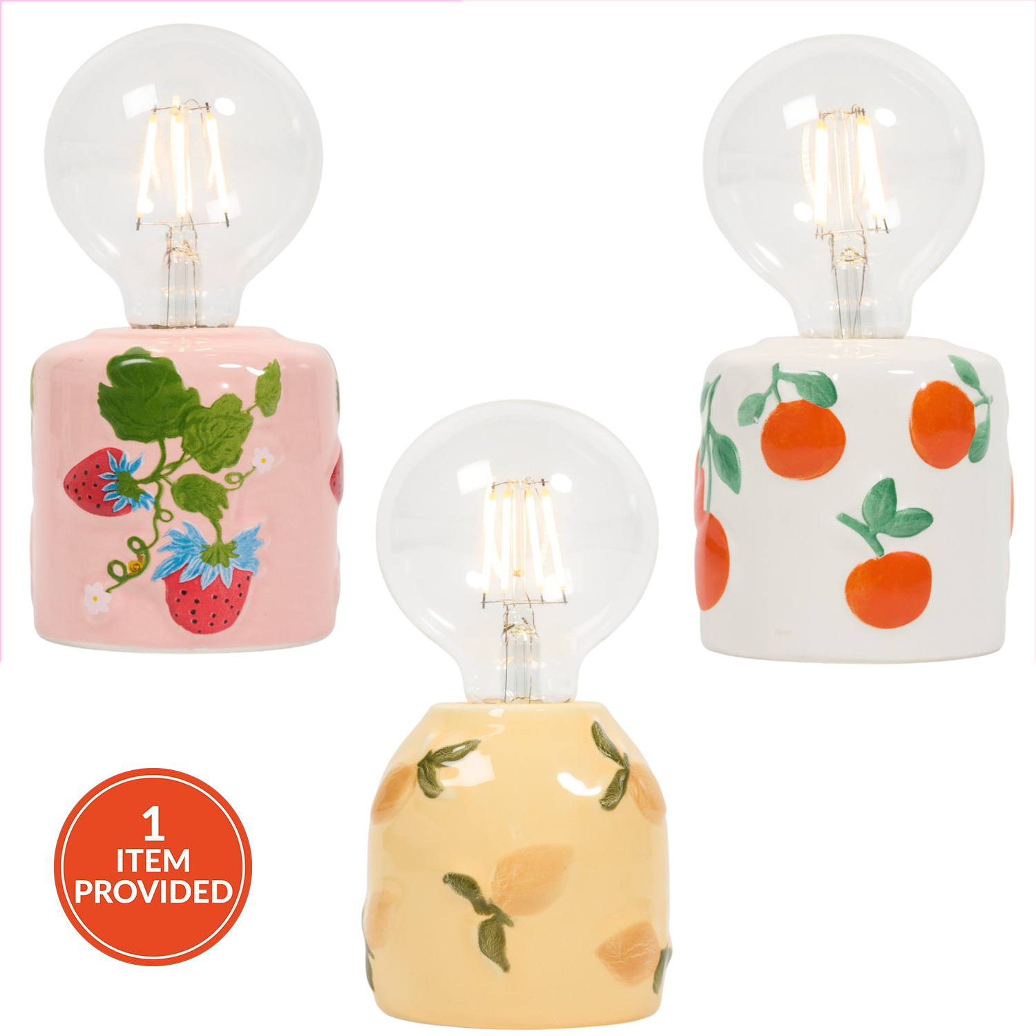 Image of Battery Operated Fruit Bulb Light