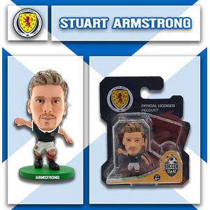 SoccerStarz Scotland Stuart Armstrong - Home Kit 5cm Figure