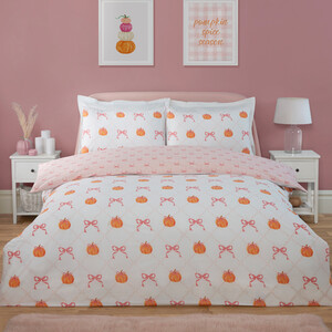 Pretty Bow Pumpkins Duvet Set