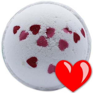 Love Hearts Bath Bomb Wild Flowers Romantic Nourishing