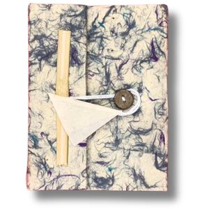 Med Lokta Blue Cotton Notebook Eco Friendly Handmade