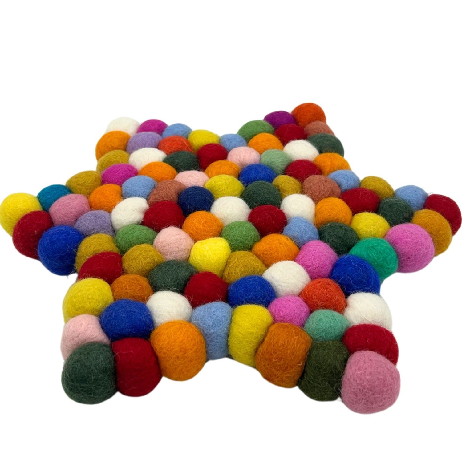Image of Multi Color Felt Ball Star Center&hellip;