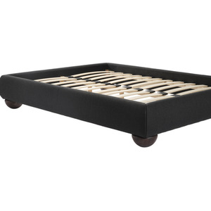 Soller Deep Charcoal Double Bed