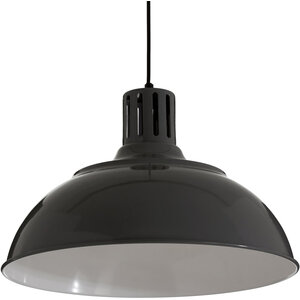 Brook Grey Metal Pendant Light