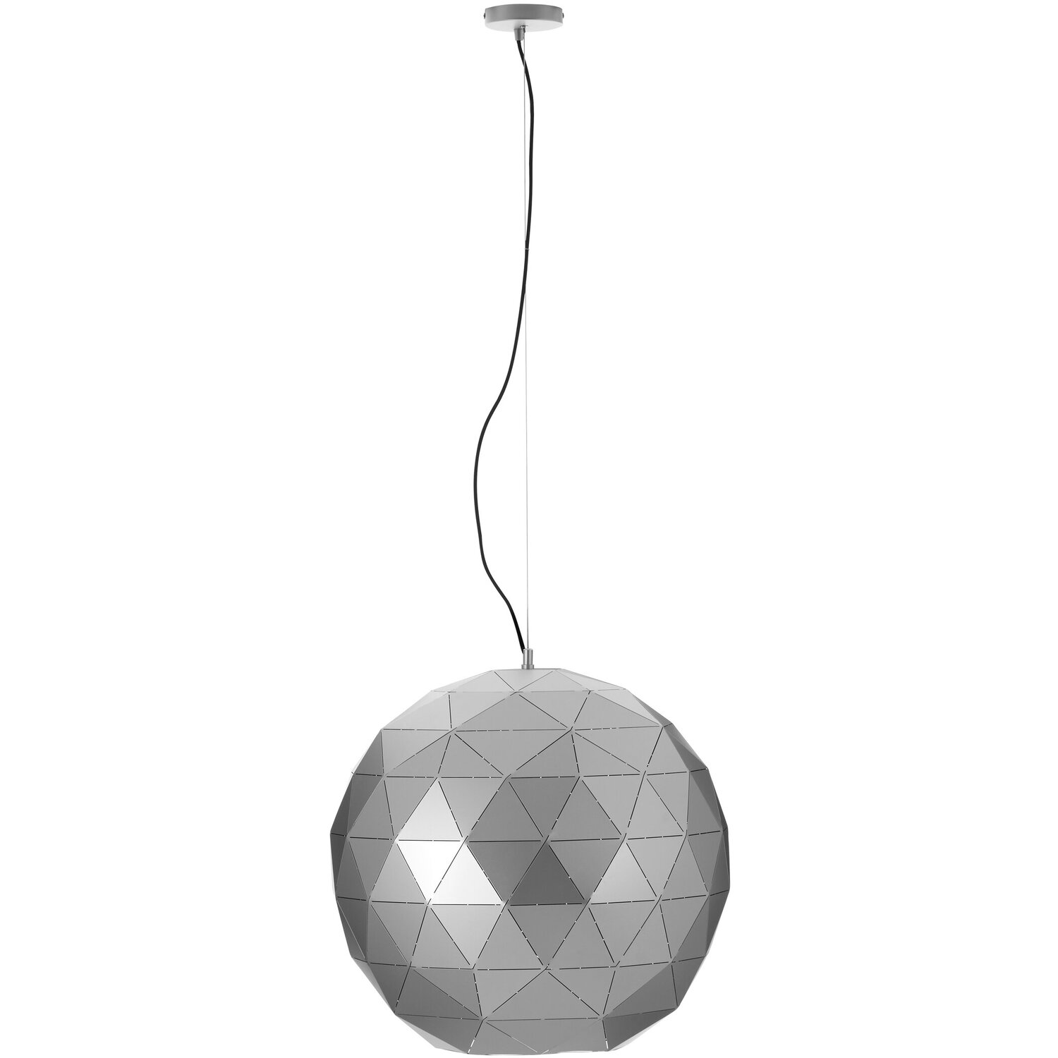 Mateo Large Silver Finish Pendant Light - Silver