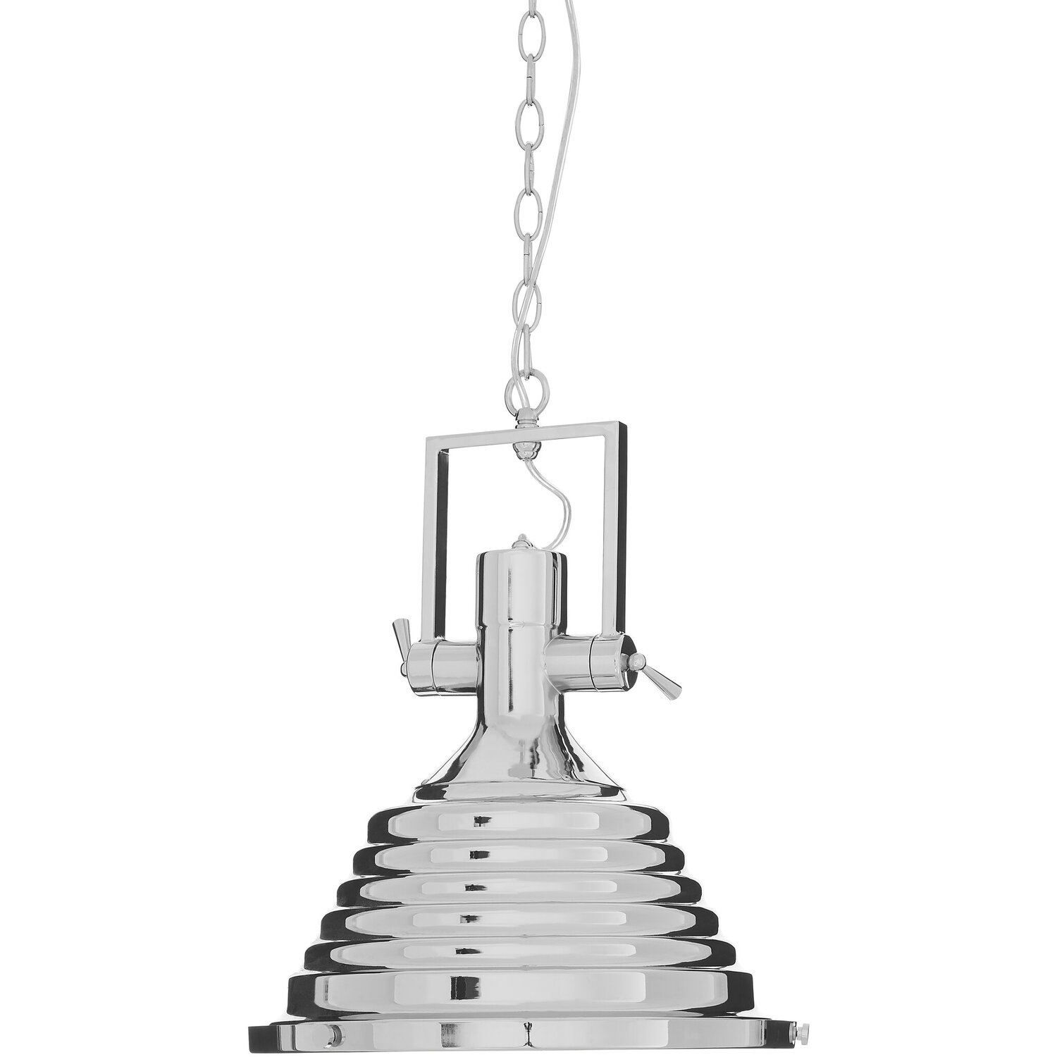 Lexington Medium Chrome Pendant Light - Silver
