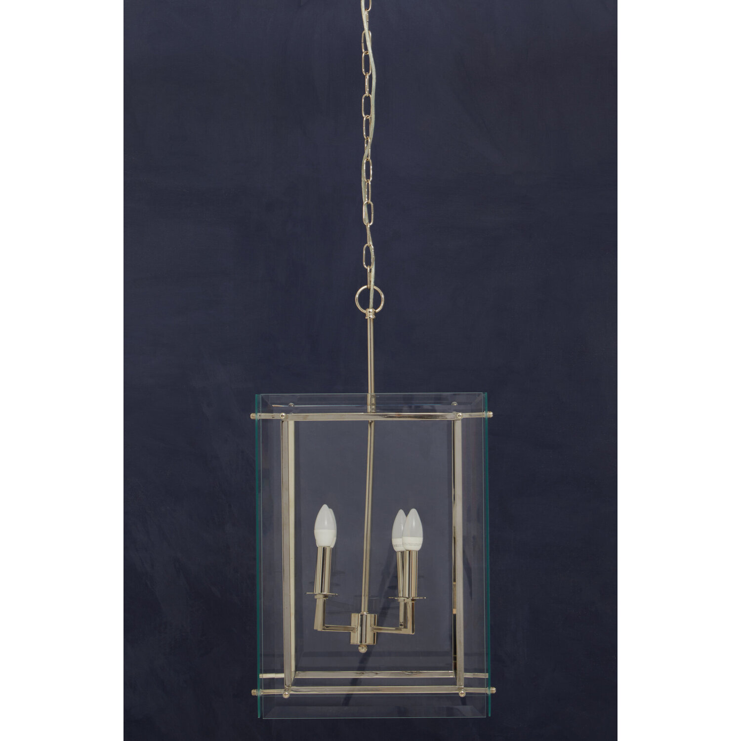 Claridge Four Bulb Pendant Light - Silver