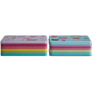Paice Set of 2 Fun Times Storage Tins