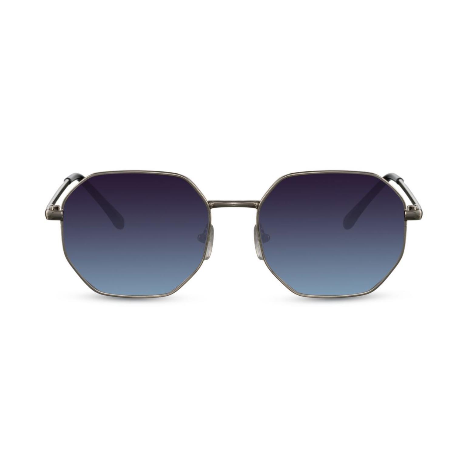 Sunglass Station Modern Geometric Unisex Sunglasses - Silver