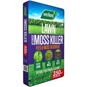Westland Aftercut Moss Killer Granules - feeds lawn and removes moss