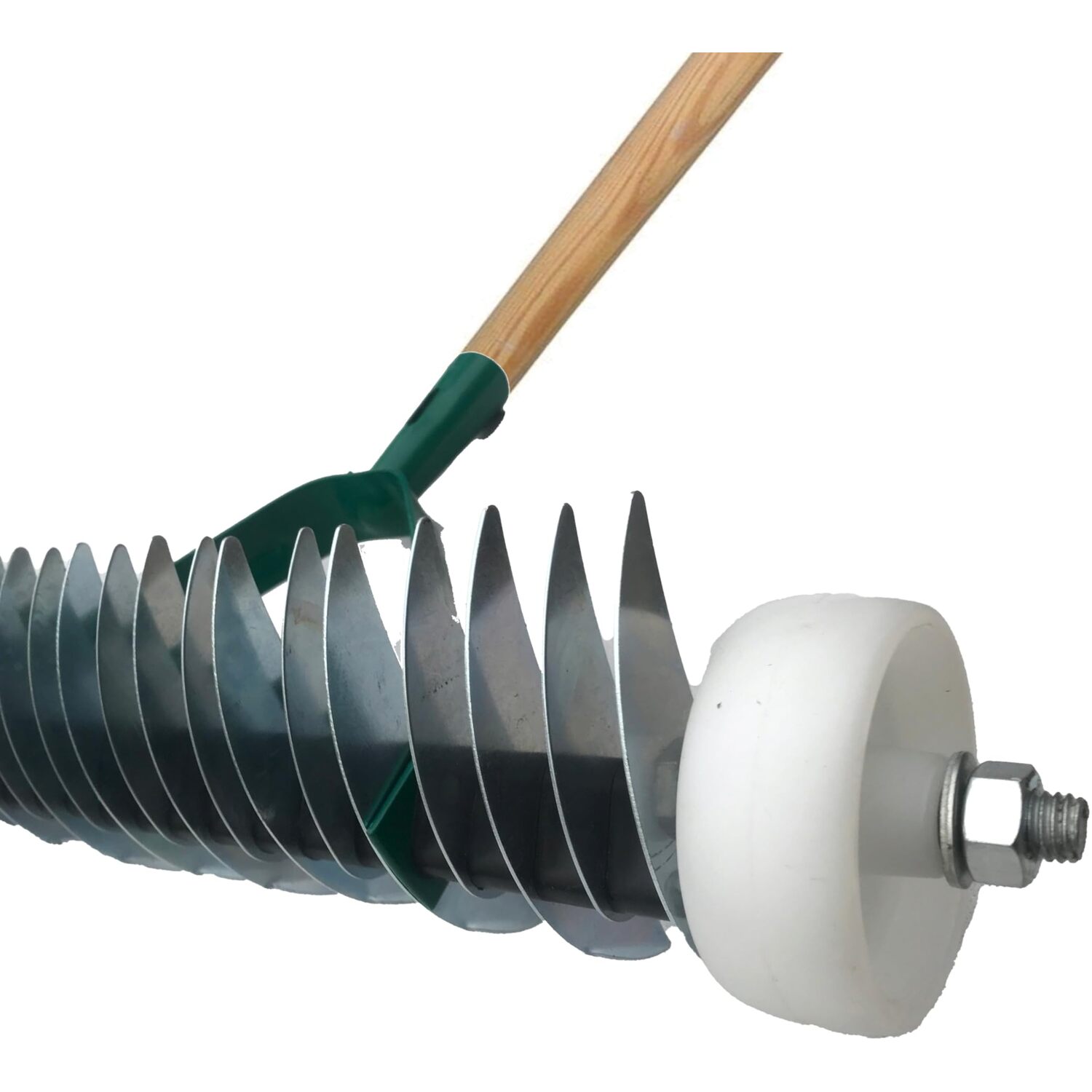 Lawn Aerator Scarifier Head, Manual Dethatching Rake for Moss Removal - Multi