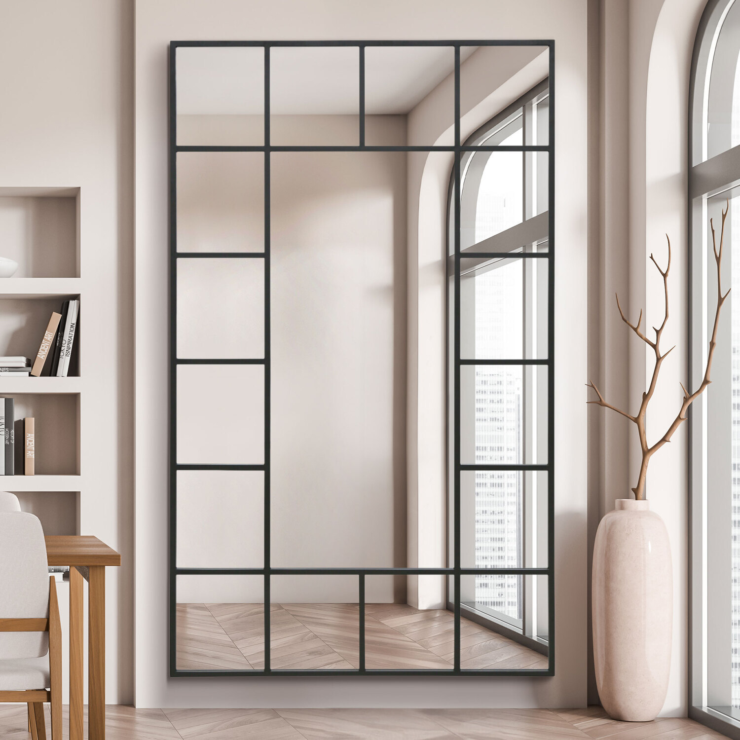 Image of Penestra Metal Modern Window Leaner Wall&hellip;