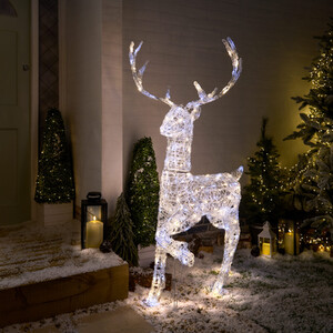 LED Clear Acrylic Stag