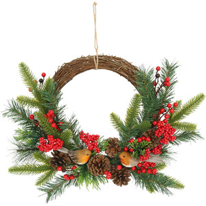 Robin Twig Wreath