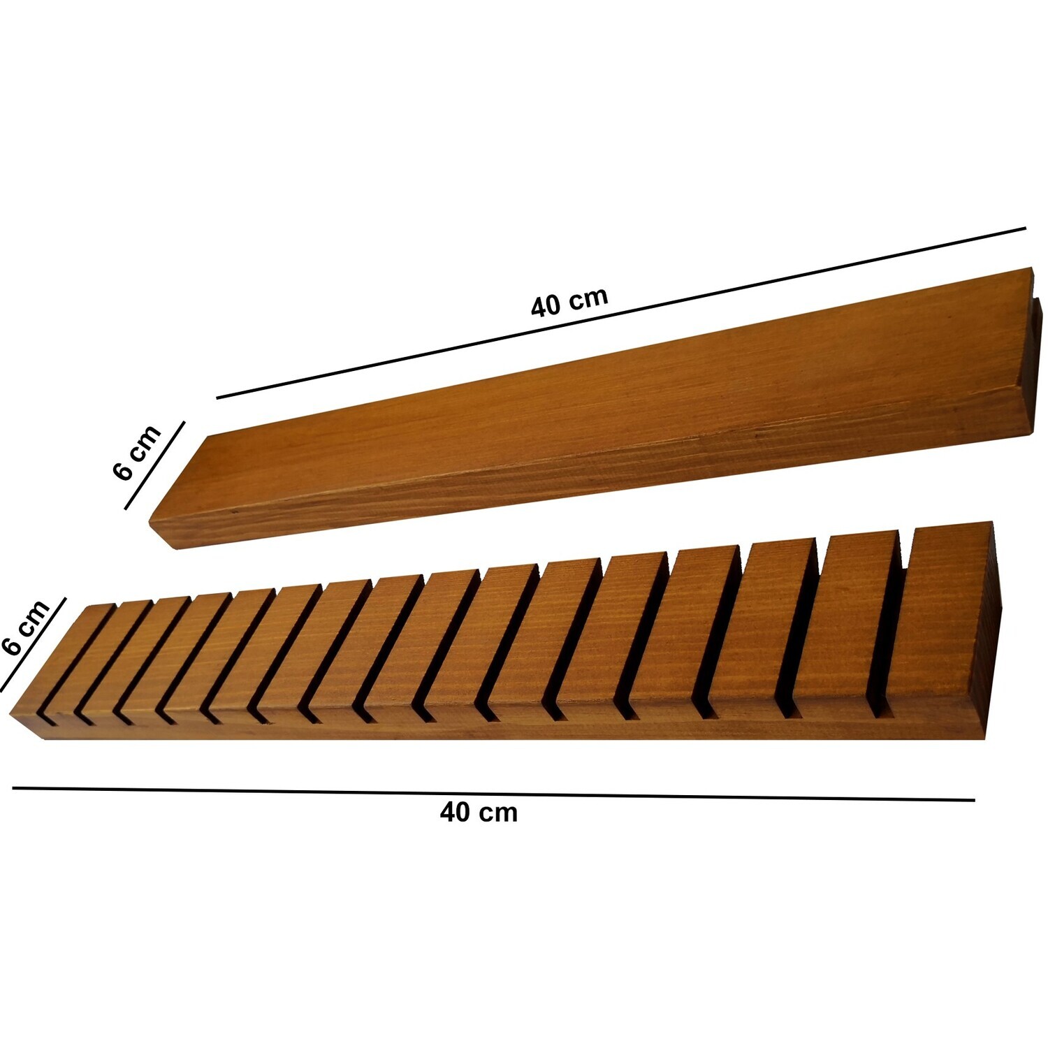 Bijoox Stylish Handmade Solid Wood Wall Shelf - Medium