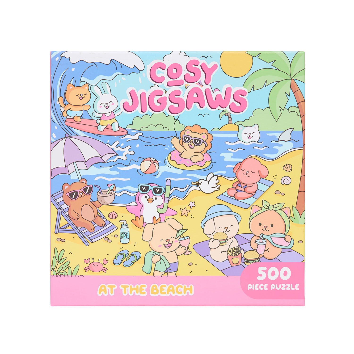 Hinkler Cosy Jigsaws At The Beach 500 Piece Jigsaw Puzzle