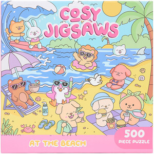 Cosy Jigsaws At The Beach 500 Piece Jigsaw Puzzle