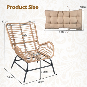 PE Rattan Leisure Chair